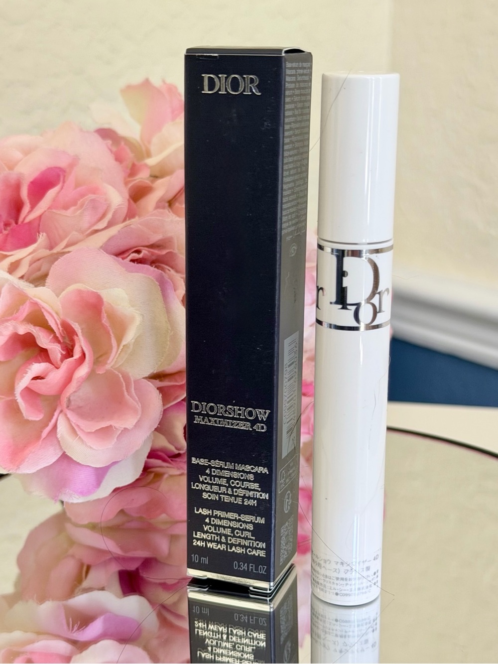 Dior Diorshow Maximizer 4D Lash Primer-Serum Stimulates Lash Growth NWT